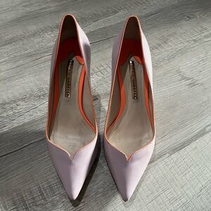 Sophia Webster Pastel and Orange Heels